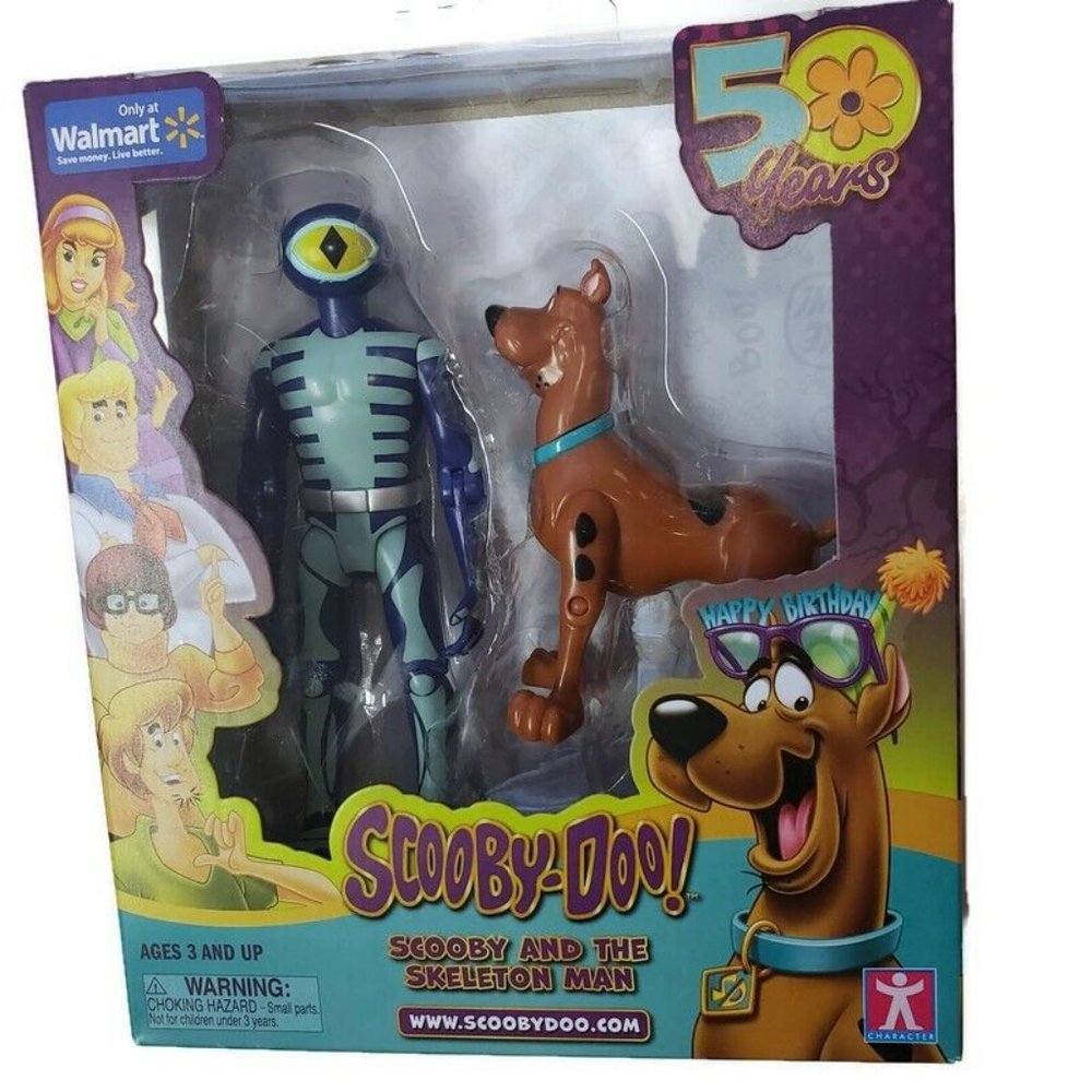 Scooby Doo 50 Years Shaggy Headless Horseman Scooby Skeleton Walmart Exclusive - Picture 3 of 4